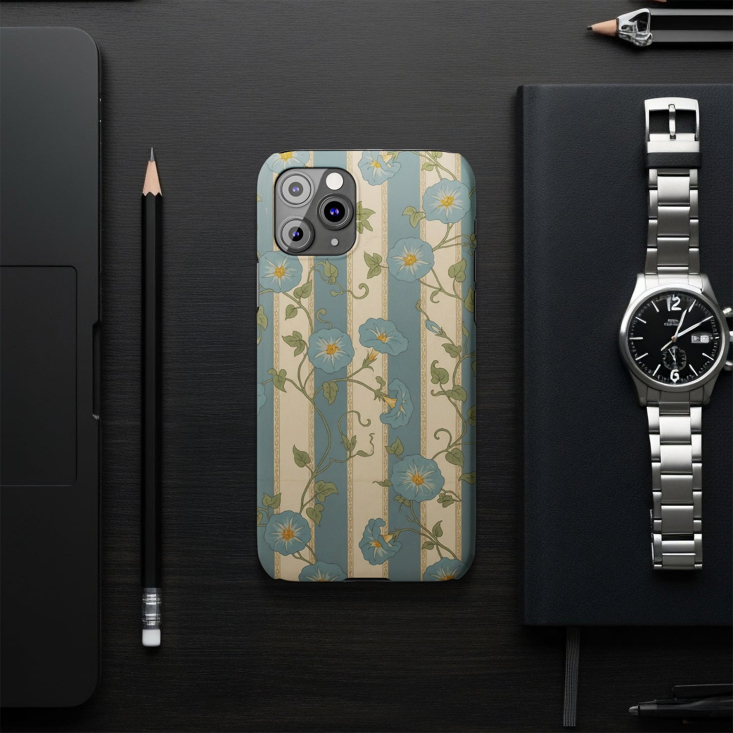 Floral Striped iPhone Protection Cover product