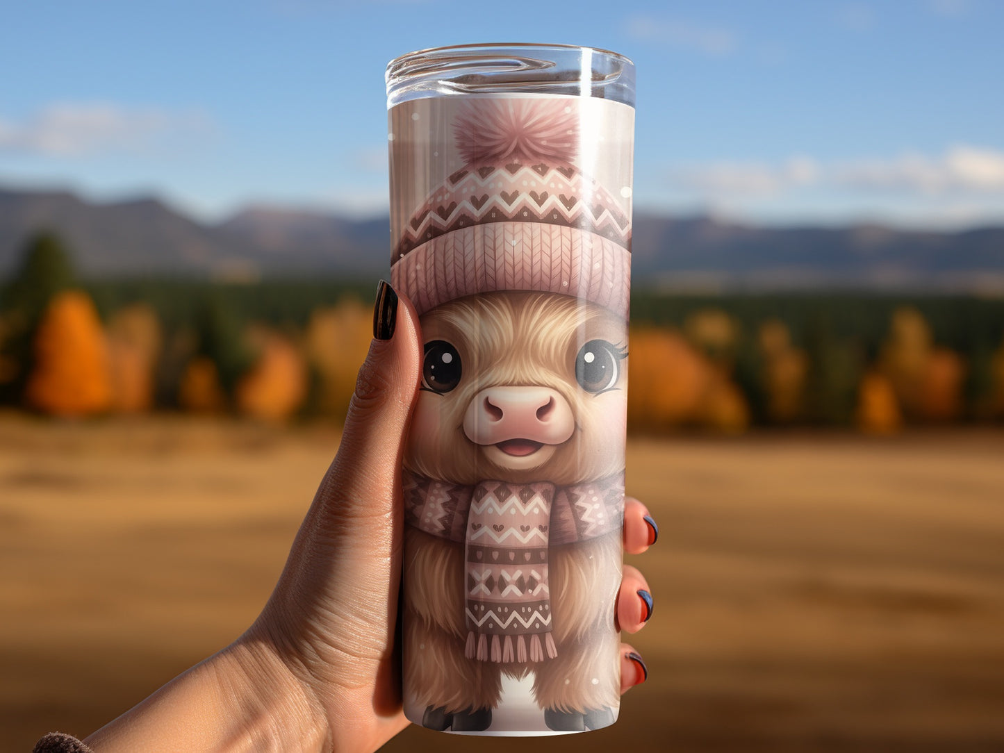 Adorable Animal in Winter Attire Tumbler product